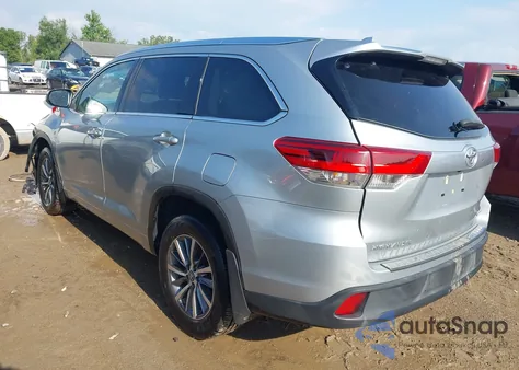 2018 Toyota Highlander Se/Xle from USA, damaged, VIN 5TDJZRFH6JS557974